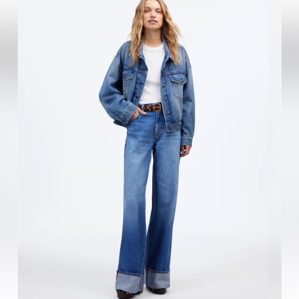Madewell Superwide-Leg Jeans in Fannin Wash